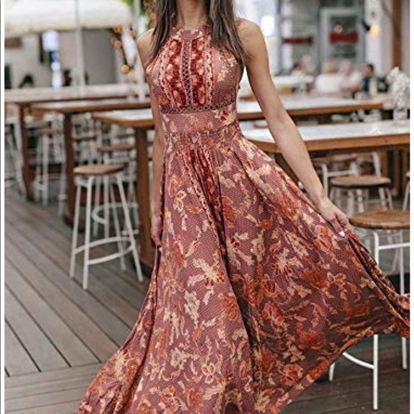 Dresses & Skirts - 🌸CHIFFON SUMMER BOHO MAXI DRESS🌸